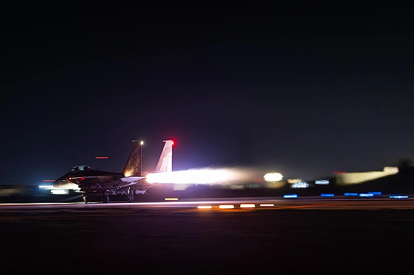 המראת מטוסי חיל האוויר לתקיפות