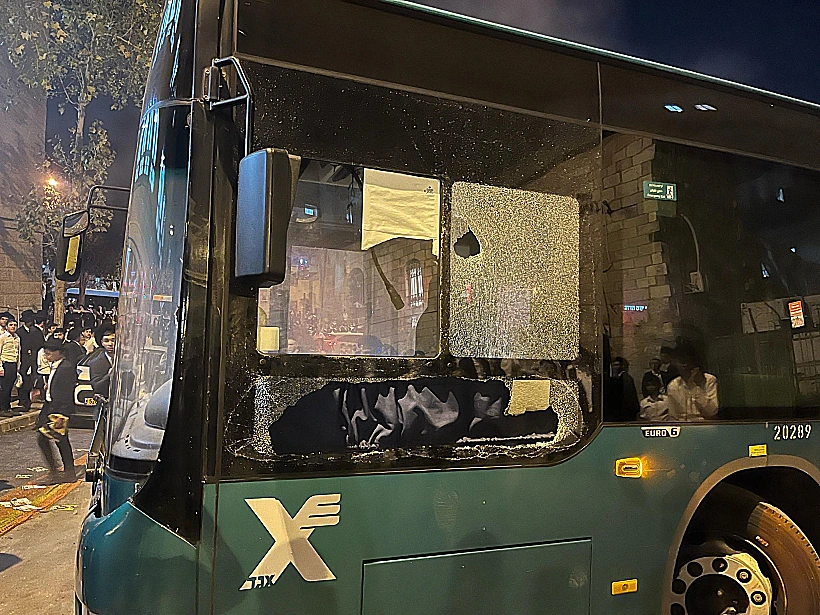 עימותים בהפגנת חרדים נגד גיוס לצה"ל בירושלים