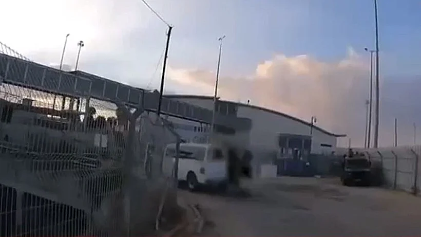 הקרב על מת"ק ארז ב-7 באוקטובר, מתוך מצלמות חמאס