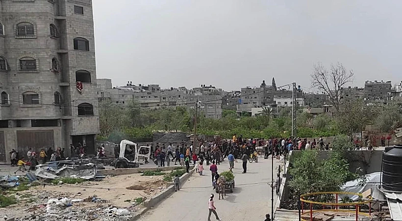 הפגנה נגד חמאס בג'באליה