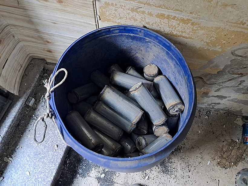 מעבדת המטענים שאותרה בשומרון