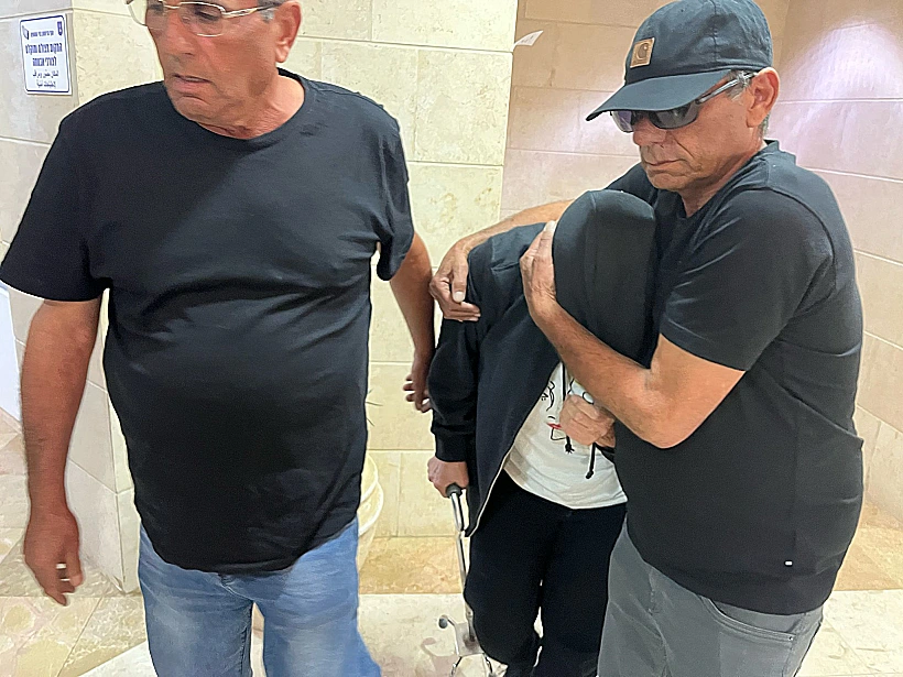 הגננת המורשעת אילנה קובר היום בבית המשפט