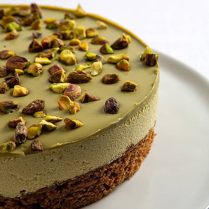 עוגת מוס פיסטוק של הבייקרי