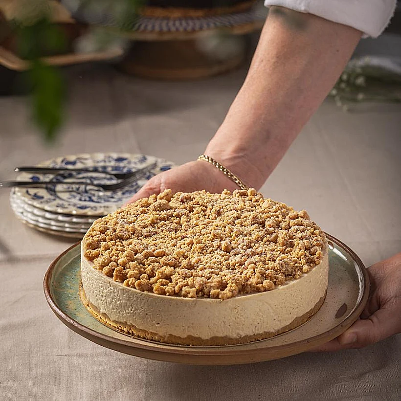 עוגת גבינה ופקאן של איטס קפיטריה