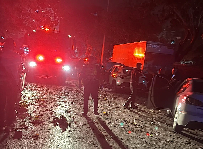 זירת נפילה באשקלון