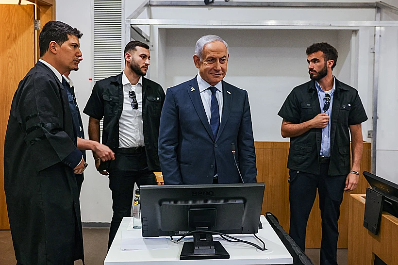 רה"מ נתניהו בבית המשפט