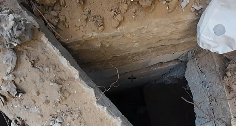 פיר הנהרה שאותר במרחב רפיח