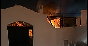 זירת האירוע בערערה בנגב