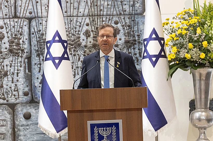 הנשיא הרצוג בטקס השבעת סולברג