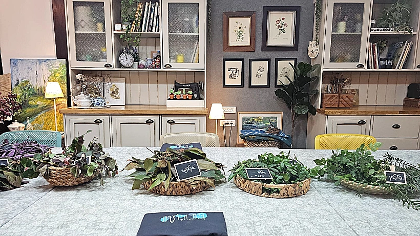 סדנת הדפס בוטני על בד