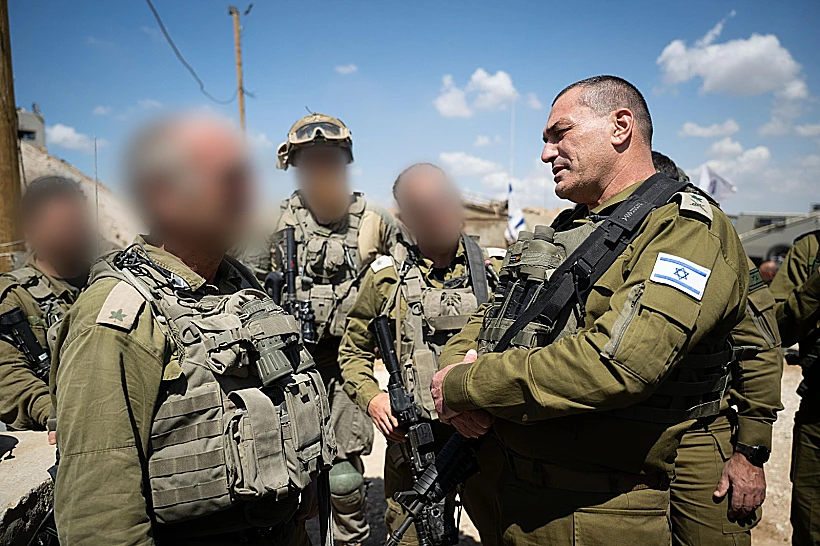 הרמטכ"ל אייל זמיר בשג'אעיה, צפון רצועת עזה