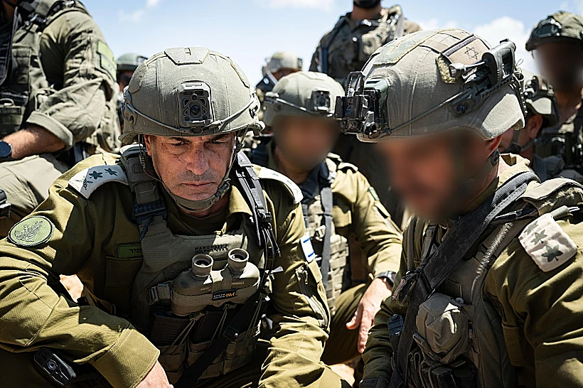 הרמטכ"ל אייל זמיר בשג'אעיה, צפון רצועת עזה