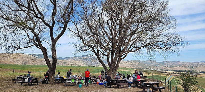 פעילות חג בגן הלאומי תל חצור