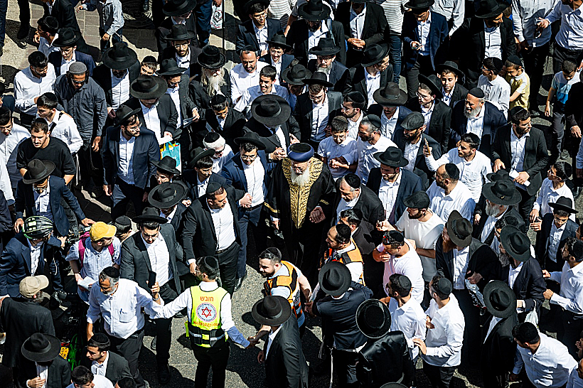 הלוויית הרב מאיר מאזוז בבני ברק