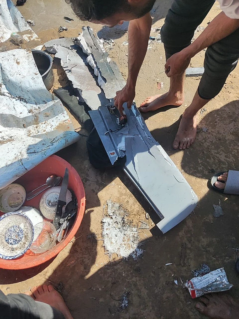 נפילת כטב"ם ברצועת עזה