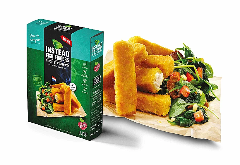 אצבעות דג טבעוניות של אינסטד