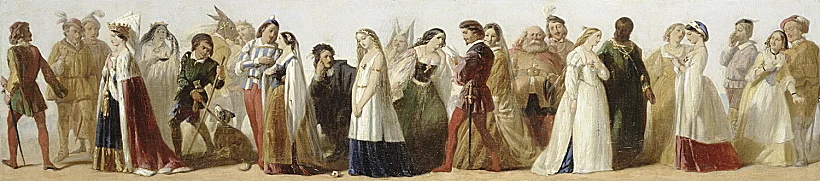 Procession Of Characters From