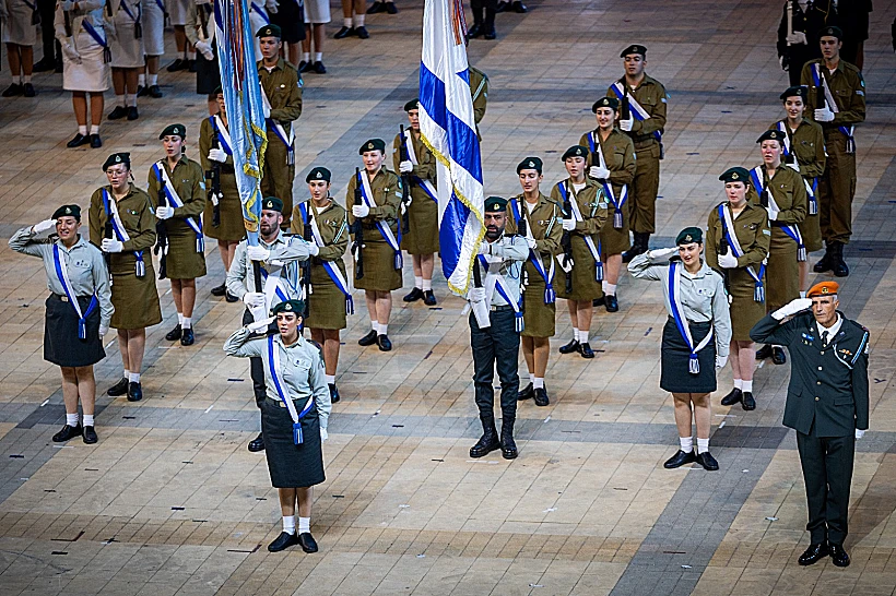החזרה הגנרלית לקראת טקס המשואות בהר הרצל