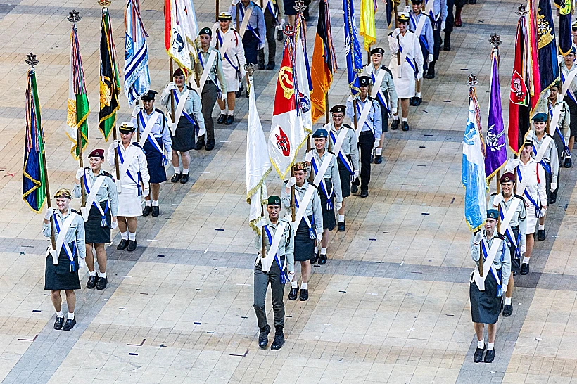 החזרה הגנרלית לקראת טקס המשואות בהר הרצל