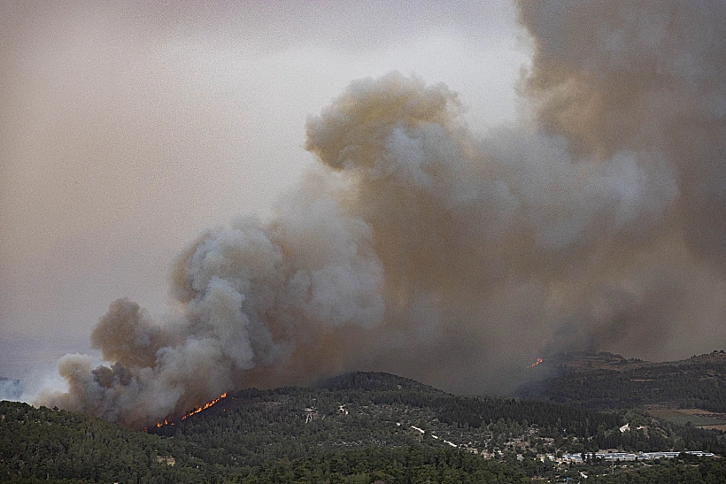 האש בהרי ירושלים