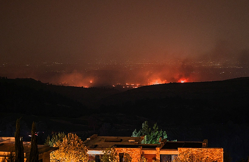 השריפה בהרי ירושלים