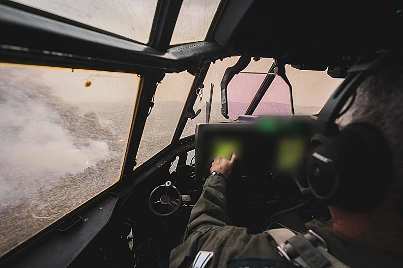 השריפה ממטוסי שמשון שנקראו לסייע בכיבוי השריפה