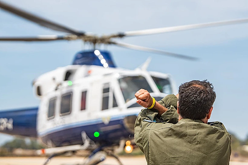 מסוק הסיוע מקפריסין