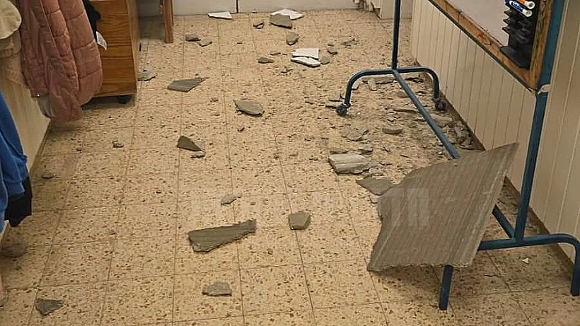 שברי יירוט במשמר העמק