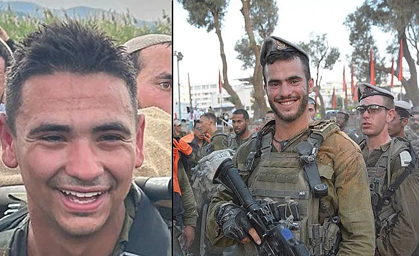 סרן נועם רביד וסמ"ר יהלי שרור שנפלו בעזה