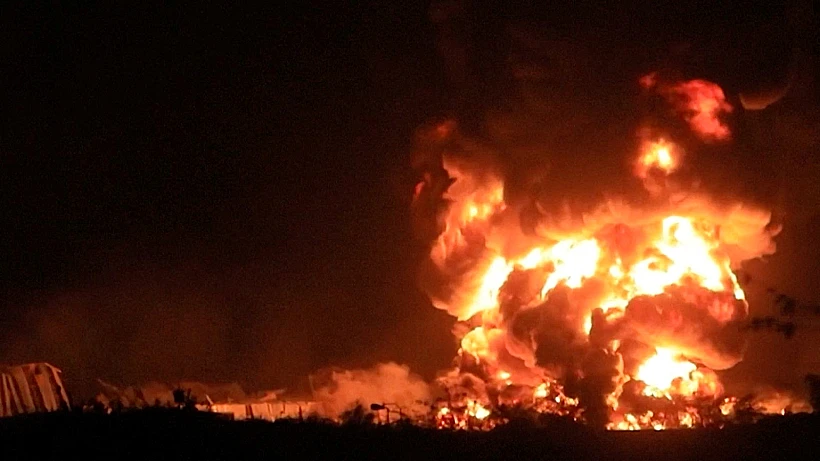 התקיפה הישראלית נגד מטרות של החות'ים בחודיידה שבתימן