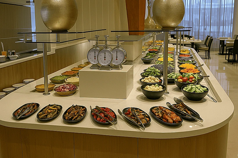 ארוחת הערב במלון רד סי אילת