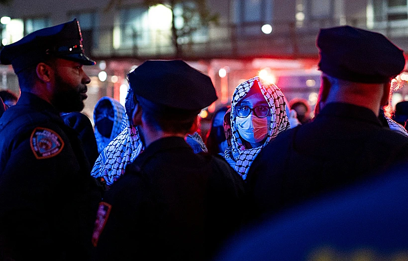 ההפגנות הפרו-פלסטיניות באוניברסיטת קולומביה