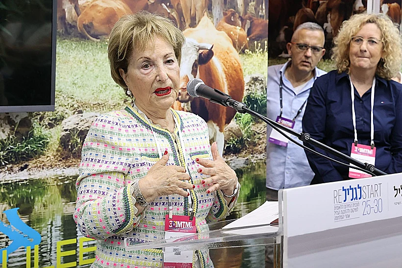 רעיה שטראוס בהשקת תוכנית ריסטארט גליל 25-30 ביריד IMTM