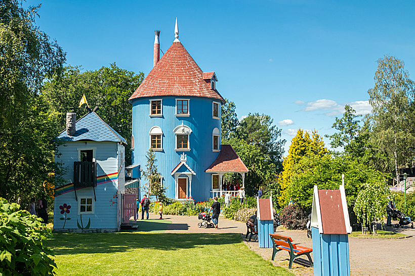 Naantali,,finland, ,28,june,,2019:,moominhouse,in,park,moominworld