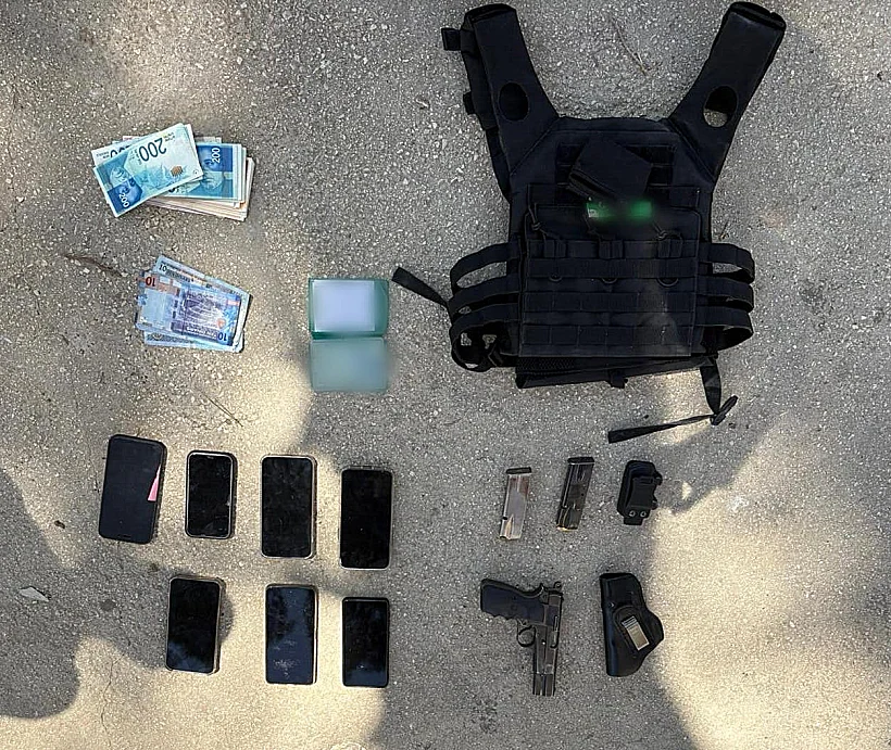 אמל"ח וכסף שנתפסו בשכם