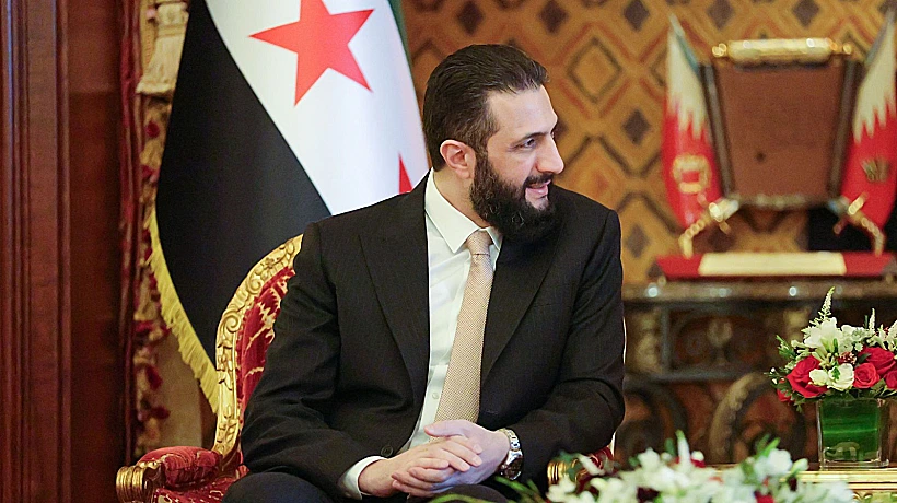 ביקור אל ג'ולאני בבחריין, סוריה, אחמד א-שרע