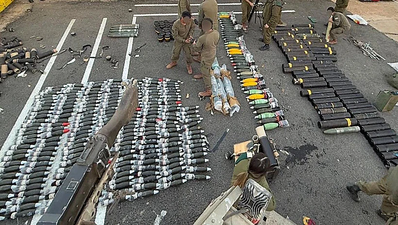 אמצעי לחימה שאותרו בסוריה פצצה פצצות