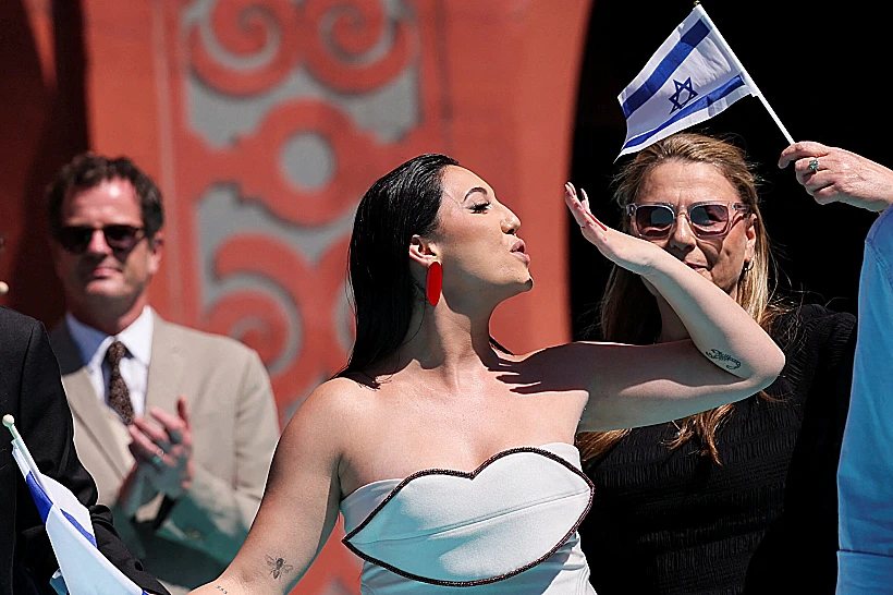 יובל רפאל בטקס השטיח הטורקיז לפתיחת האירוויזיון