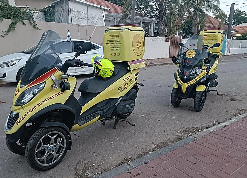 זירת הדקירה בפרדס חנה