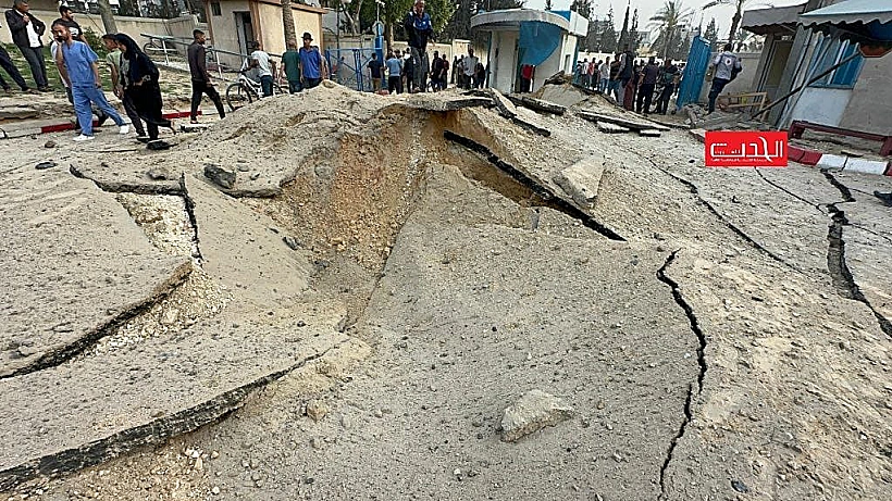 אזור התקיפה של צה"ל בח'אן יונס