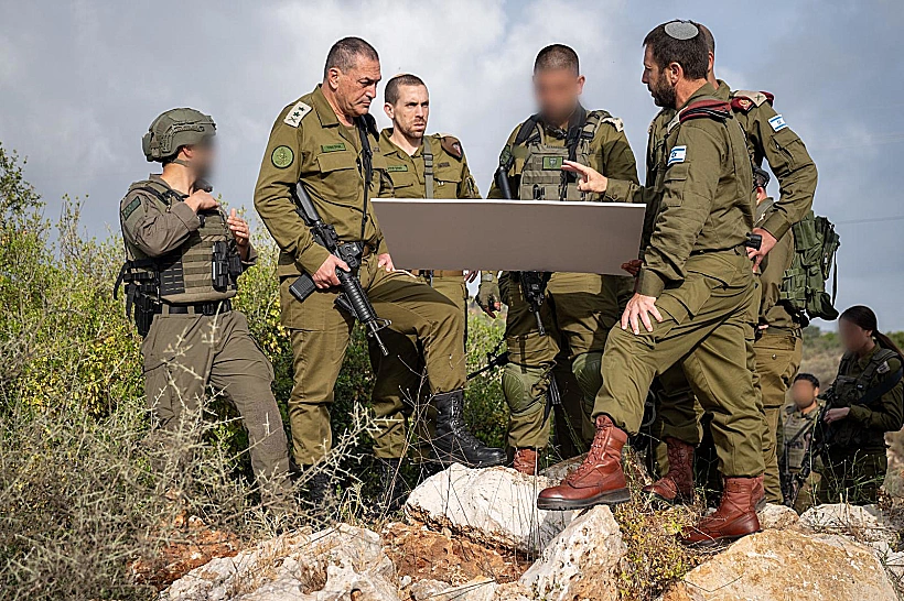 הרמטכ"ל בהערכת מצב בזירת הפיגוע בשומרון