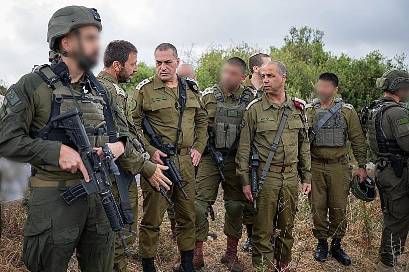 הרמטכ"ל בהערכת מצב בזירת הפיגוע בשומרון