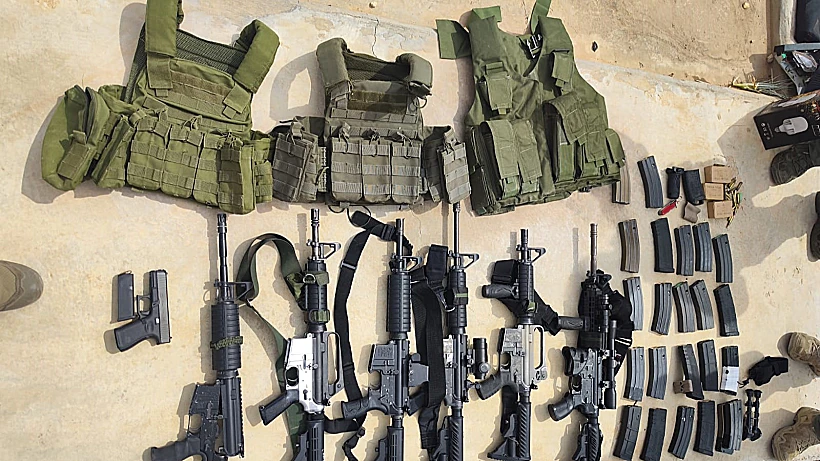 הנשקים שהוחרמו במהלך פעילות צה"ל ביהודה ושומרון