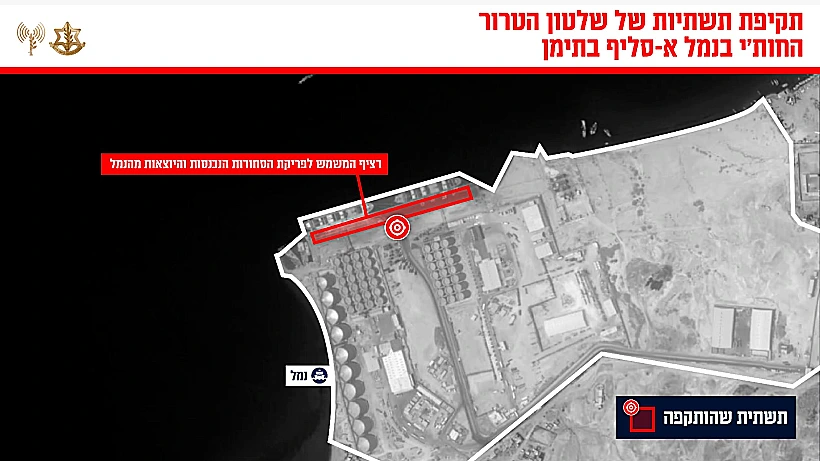 מטרות התקיפה בתימן