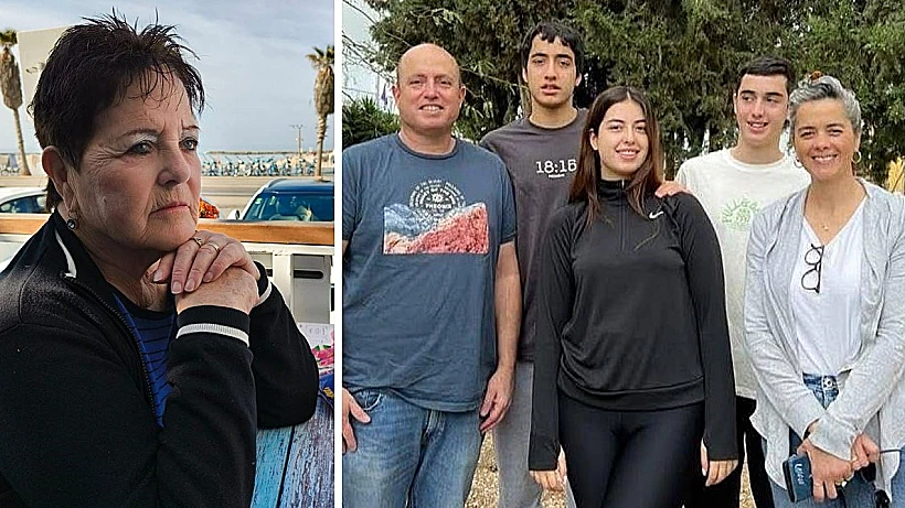 תמר קוץ, לצד בני משפחתה שנרצחו בכפר עזה