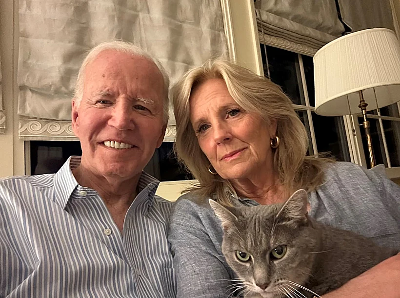 הנשיא ביידן ורעייתו, הגברת הראשונה לשעבר ג'יל ביידן