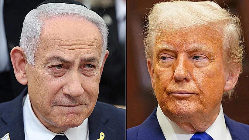 הנשיא דונלד טראמפ ורה"מ בנימין נתניהו