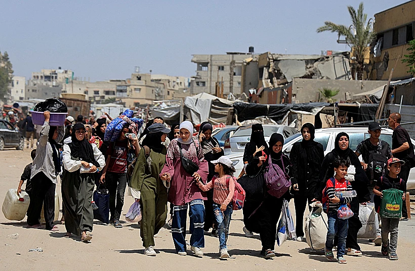 פליטים פלסטיניים ברצועת עזה