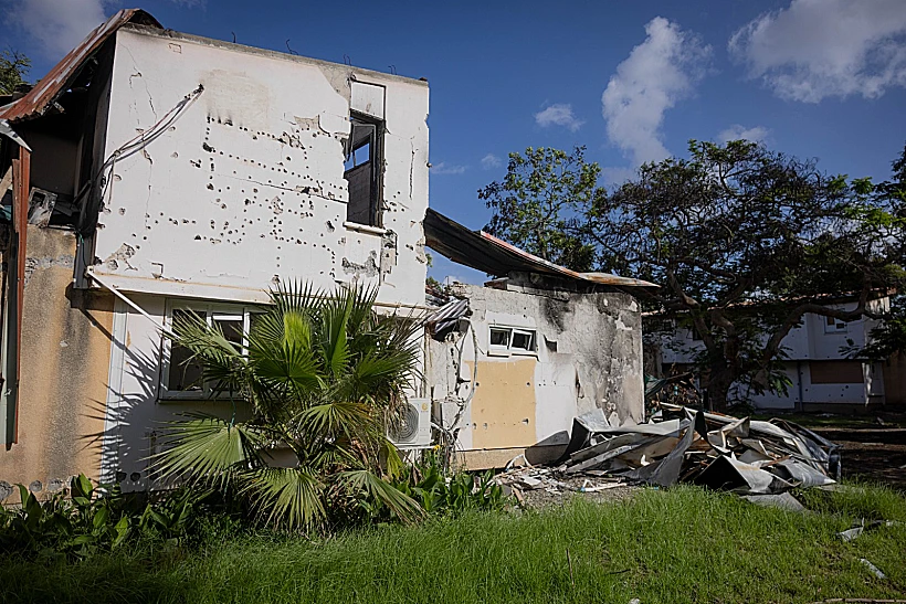 ההרס והחורבן אחרי הטבח בקיבוץ כיסופים