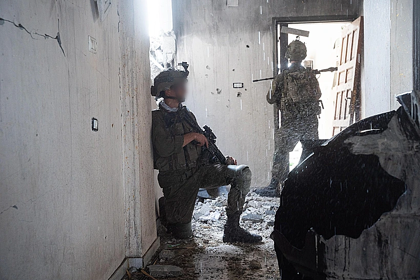 כוחות אוגדה 162 בצפון רצועת עזה